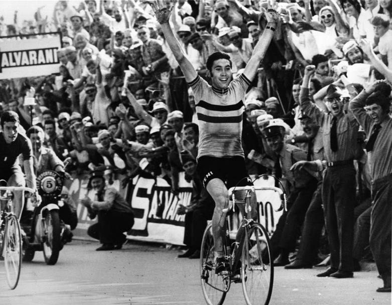1971: Eddy conquista il secondo titolo mondiale battendo in una volata a due Felice Gimondi (Getty Images)